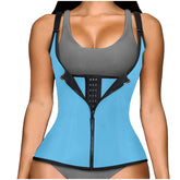 Firm Control Sleeveless Waist Trainer Bodysuit – Sweat-Wicking & Slim Fit